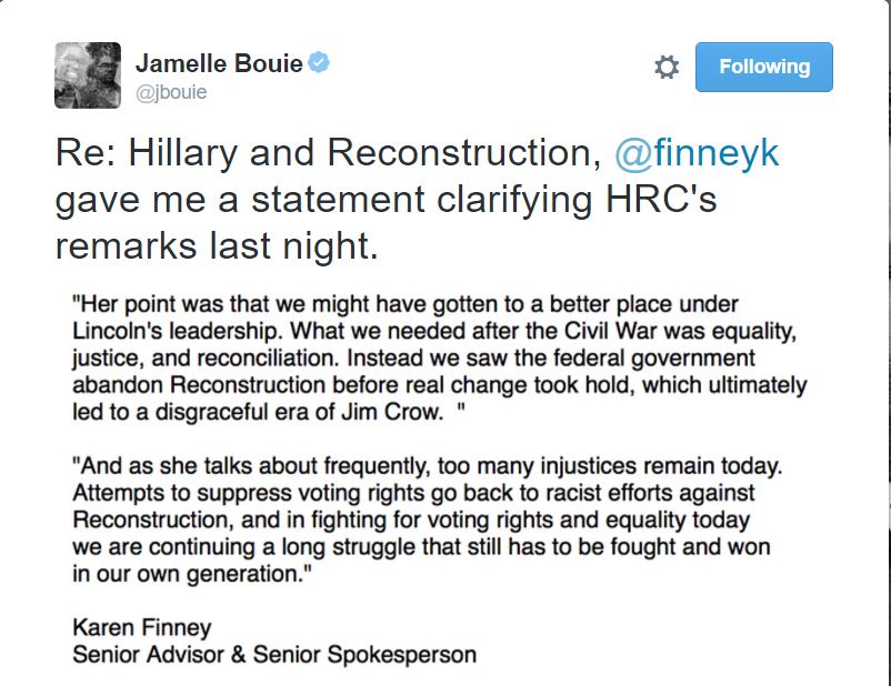 HRC clarification